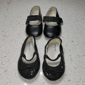 Black Faded Glory & Circo Flats Toddler Size 5